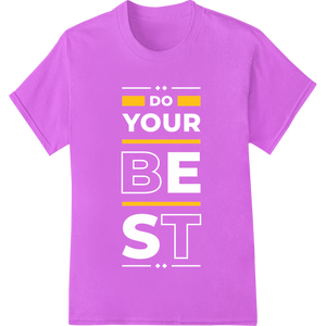 Minimalist Yellow Lines - Sleek Geometric DTF Heat Transfer enhanced with professional personalized clothing