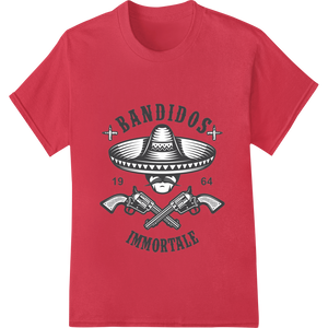 Vintage 1964 Bandidos Emblem - Immortal Western Outlaw featuring professional custom t-shirts