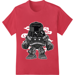 Fierce Robot Warrior - Super DTF Heat Transfer Design enhanced with professional dtf printer