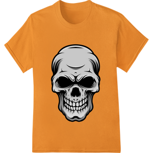 Personalized digital printing design for Chilling Skull Graphic for Edgy Halloween Style