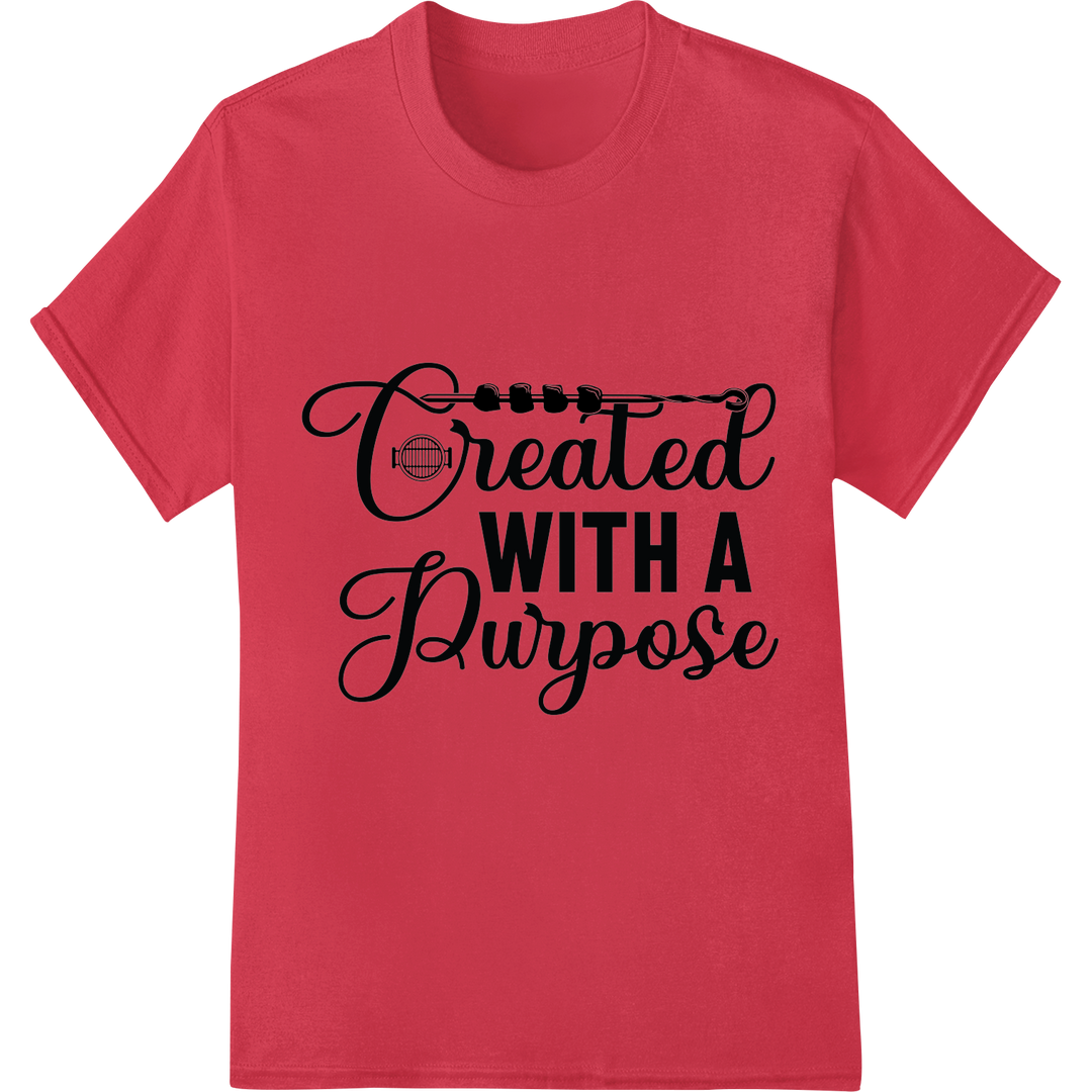 Unleash Your Purpose: Bold DTF Sports Transfer Print on red shirt - SUPERDTF-DTF Prints-DTF Transfers-Custom DTF Prints