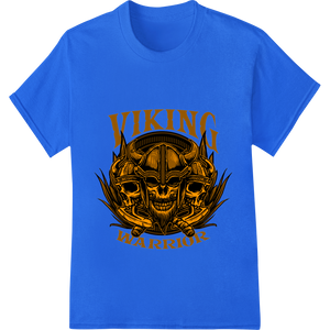 Fierce Viking Warrior Skull - Unleash Your Inner Strength made with premium garment printing