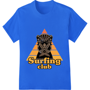 Ride the Wave with our Fierce Surfing Club Emblem featuring professional custom print solutions