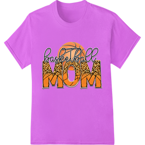 Cutting-edge custom t-shirts featured on Fierce Leopard Print Basketball Mom - Mother's Day Gift