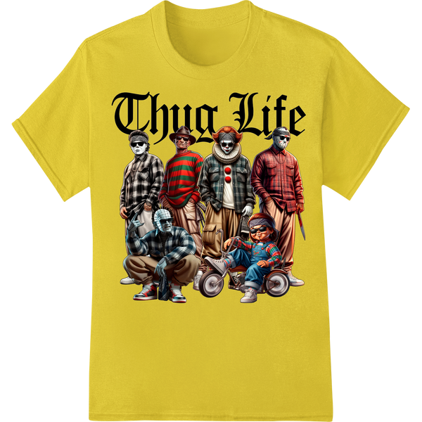 Durable dtf printer applied to Gangsta Clowns: Thug Life DTF Print Heat Transfer