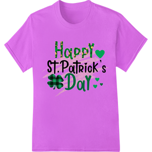 Vibrant DTF technology print on Lucky Charm: Festive St. Patrick's Day DTF Print Design