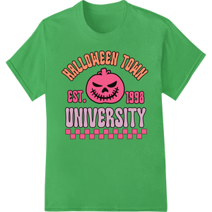 Halloween Town University 1998 | Spooky Jack-o'-Lantern showcasing advanced professional DTF printing technology