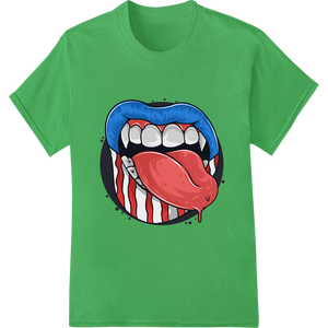 Menacing Mouth: Bold Halloween DTF Print Heat Transfer made with premium custom apparel