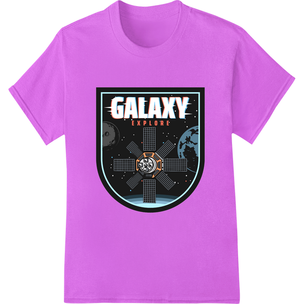 Galaxy Explore: Blast Off with Futuristic Space DTF Print showcasing advanced DTF printing experts technology