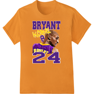 Kobe Bryant Lakers Legend 8 24 Basketball Tribute Graphic enhanced with professional t shirt prints