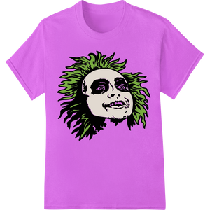 Personalized print on demand design for Spooky Green Zombie Face DTF Print Heat Transfer