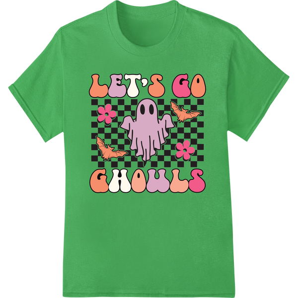 Innovative heat transfer design on Adorable Ghostly Ghouls: Spooky Cute Halloween DTF Print