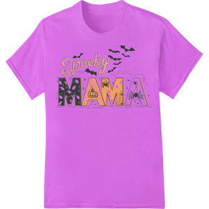 Expert DTF prints craftsmanship on Spooky Mama Halloween Heat Transfer Print | Super DTF