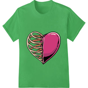 Abstract Fuschia Heart - Valentine's Day DTF Heat Transfer - SUPERDTF - DTF Prints - DTF Transfers - Custom DTF Prints