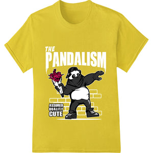 Adorable 'Assured Quality Cute' Panda DTF Print Transfer - SUPERDTF - DTF Prints - DTF Transfers - Custom DTF Prints