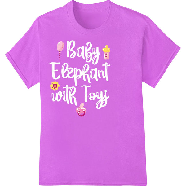 Pink baby girl heat transfer designs featuring cute animal graphics, ready for custom t-shirt printing and apparel gifts.