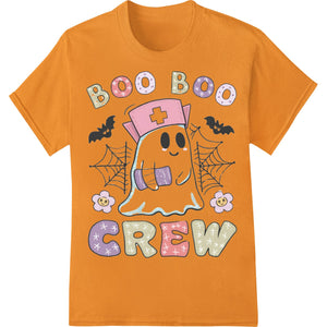 Adorable 'Boo Boo Crew' Ghost DTF Print Heat Transfer - SUPERDTF - DTF Prints - DTF Transfers - Custom DTF Prints