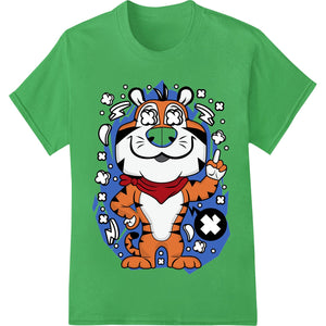 Adorable Christmas Tiger DTF Print Heat Transfer - SUPERDTF - DTF Prints - DTF Transfers - Custom DTF Prints