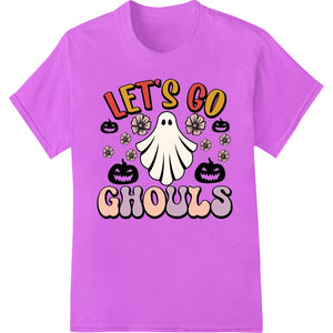 Adorable Ghost & Pumpkins Halloween DTF Print Heat Transfer - SUPERDTF - DTF Prints - DTF Transfers - Custom DTF Prints