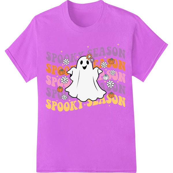 Adorable Ghost & Pumpkins - Spooky Halloween DTF Print - SUPERDTF - DTF Prints - DTF Transfers - Custom DTF Prints