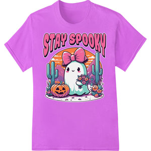 Adorable Ghost: Stay Spooky This Halloween Season - SUPERDTF - DTF Prints - DTF Transfers - Custom DTF Prints