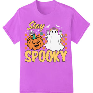 Adorable Halloween Friends: Jolly Pumpkin & Cute Ghost - SUPERDTF - DTF Prints - DTF Transfers - Custom DTF Prints