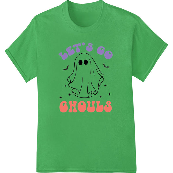 DTF Print Transfer: Adorable Halloween Ghost - "Let's Go Ghouls!"