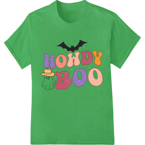 Adorable 'Howdy Boo' Halloween Heat Transfer Design - SUPERDTF - DTF Prints - DTF Transfers - Custom DTF Prints