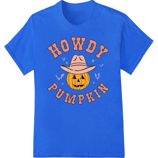 Adorable 'Howdy Pumpkin' Halloween Design for DTF Print - SUPERDTF - DTF Prints - DTF Transfers - Custom DTF Prints