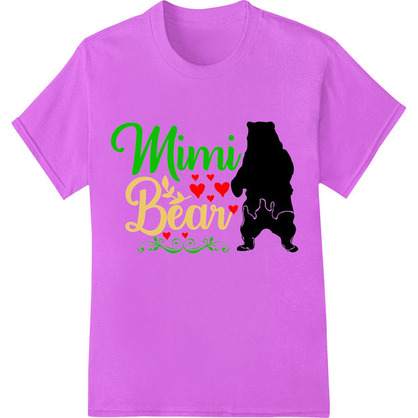 Adorable 'Mimi Bear' Valentine's Day DTF Print Heat Transfer - SUPERDTF - DTF Prints - DTF Transfers - Custom DTF Prints