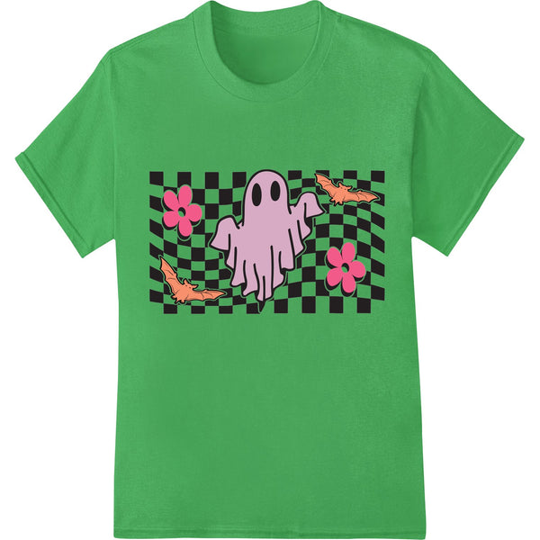 Adorable Pink Ghost Halloween Print - Super DTF Transfer - SUPERDTF - DTF Prints - DTF Transfers - Custom DTF Prints