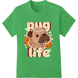 Adorable Pug Life Autumn Illustration for Thanksgiving - SUPERDTF - DTF Prints - DTF Transfers - Custom DTF Prints