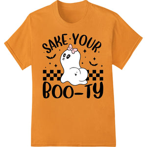 Adorable 'Sake Your Boo - ty' Halloween Pun Ghost DTF Print - SUPERDTF - DTF Prints - DTF Transfers - Custom DTF Prints