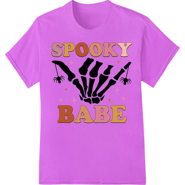 Adorable 'Spooky Babe' Skeleton Hand Halloween DTF Print - SUPERDTF - DTF Prints - DTF Transfers - Custom DTF Prints