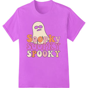 Adorable 'Spooky Soopky Spooky' Ghost - Cute Halloween DTF Print - SUPERDTF - DTF Prints - DTF Transfers - Custom DTF Prints