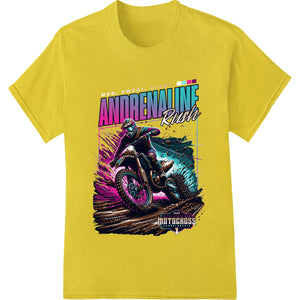 Adrenaline Rush Motocross - Extreme Off - Road Adventure - SUPERDTF - DTF Prints - DTF Transfers - Custom DTF Prints