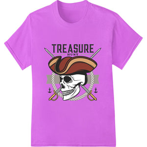 Ahoy! Treasure Hunt Pirate Skull - Bold DTF Transfer Design - SUPERDTF - DTF Prints - DTF Transfers - Custom DTF Prints