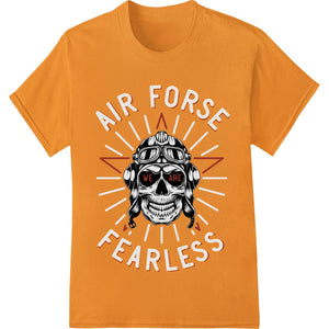 Air Force Fearless - Bold Military Skull Aviator Design - SUPERDTF - DTF Prints - DTF Transfers - Custom DTF Prints