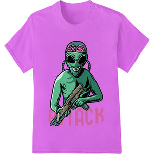 Alien Hacker: Edgy Halloween DTF Print Heat Transfer - SUPERDTF - DTF Prints - DTF Transfers - Custom DTF Prints