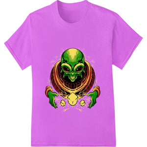 Alien Skull Mask Heat Transfer: Unleash Your Inner ET - SUPERDTF - DTF Prints - DTF Transfers - Custom DTF Prints