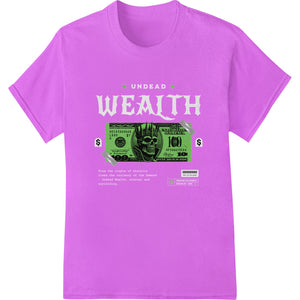 Alien Wealth: Intergalactic Currency Heat Transfer Print - SUPERDTF - DTF Prints - DTF Transfers - Custom DTF Prints