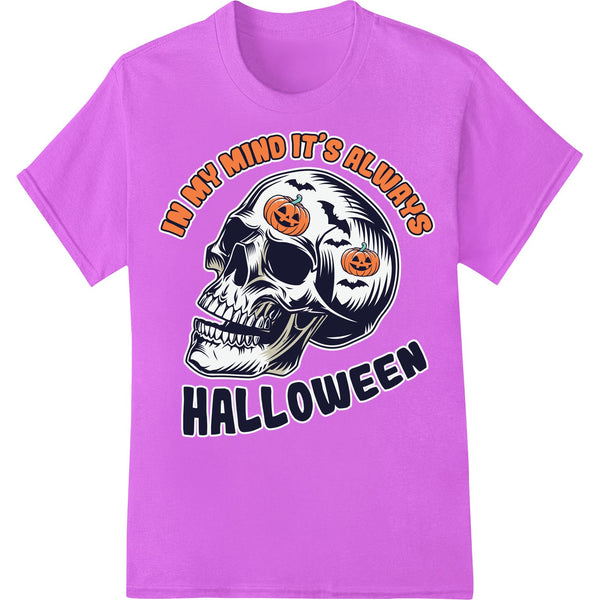 Always Halloween: Spooky Skull DTF Print Heat Transfer - SUPERDTF - DTF Prints - DTF Transfers - Custom DTF Prints