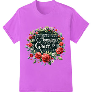 Amazing Grace: Stunning Red Rose Wreath DTF Print Transfer - SUPERDTF - DTF Prints - DTF Transfers - Custom DTF Prints