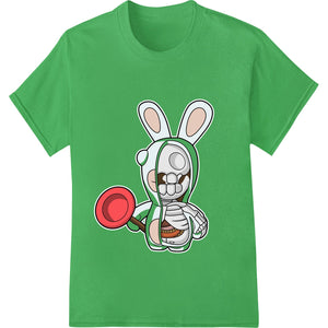 Animated Easter Bunny with Red Egg - Festive DTF Print - SUPERDTF - DTF Prints - DTF Transfers - Custom DTF Prints