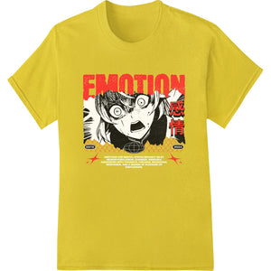 Anime Emotion: Intense Manga Art DTF Print Heat Transfer - SUPERDTF - DTF Prints - DTF Transfers - Custom DTF Prints