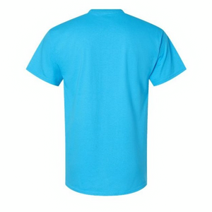 Hanes 5250 Aquatic Blue back