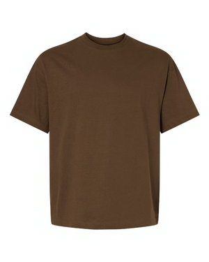 Hanes 5180R Army Brown front