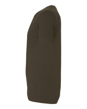 BELLA + CANVAS 3001 Army direct side
