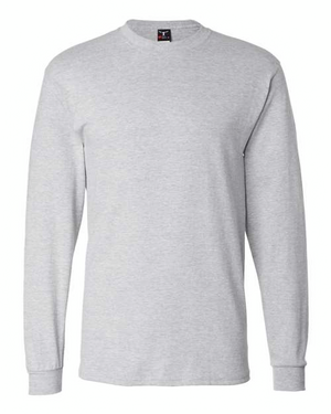 Hanes 5186 Ash front