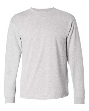 Hanes 5586 Ash front